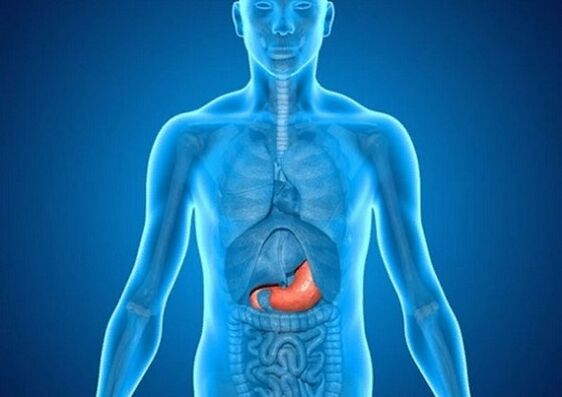 stomach ulcer as a cause of back pain under the left shoulder blade