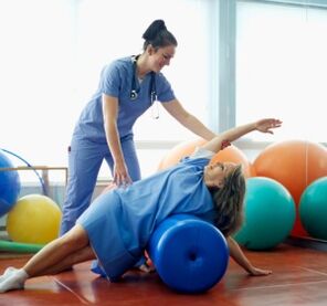 Therapeutic exercise for osteochondrosis